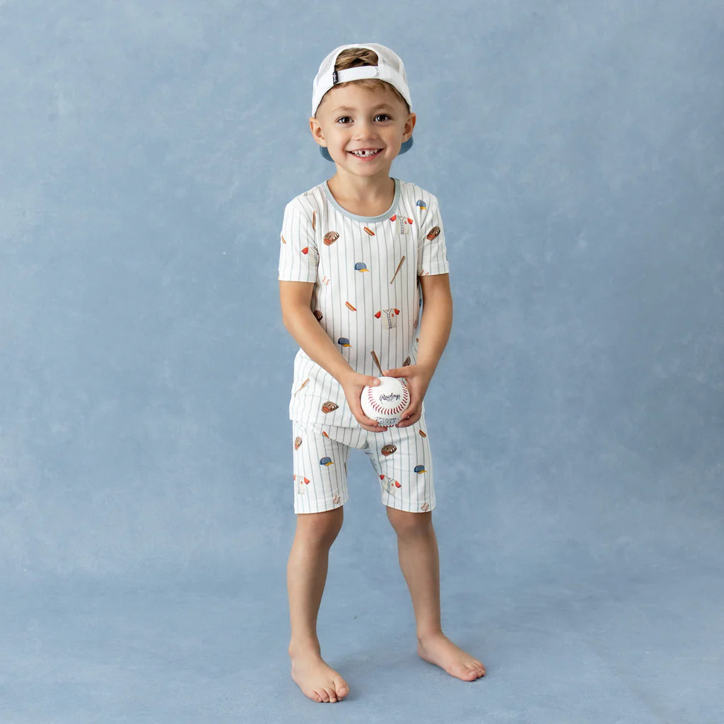 Short Sleeve Pajamas in Home Run | Kyte Baby