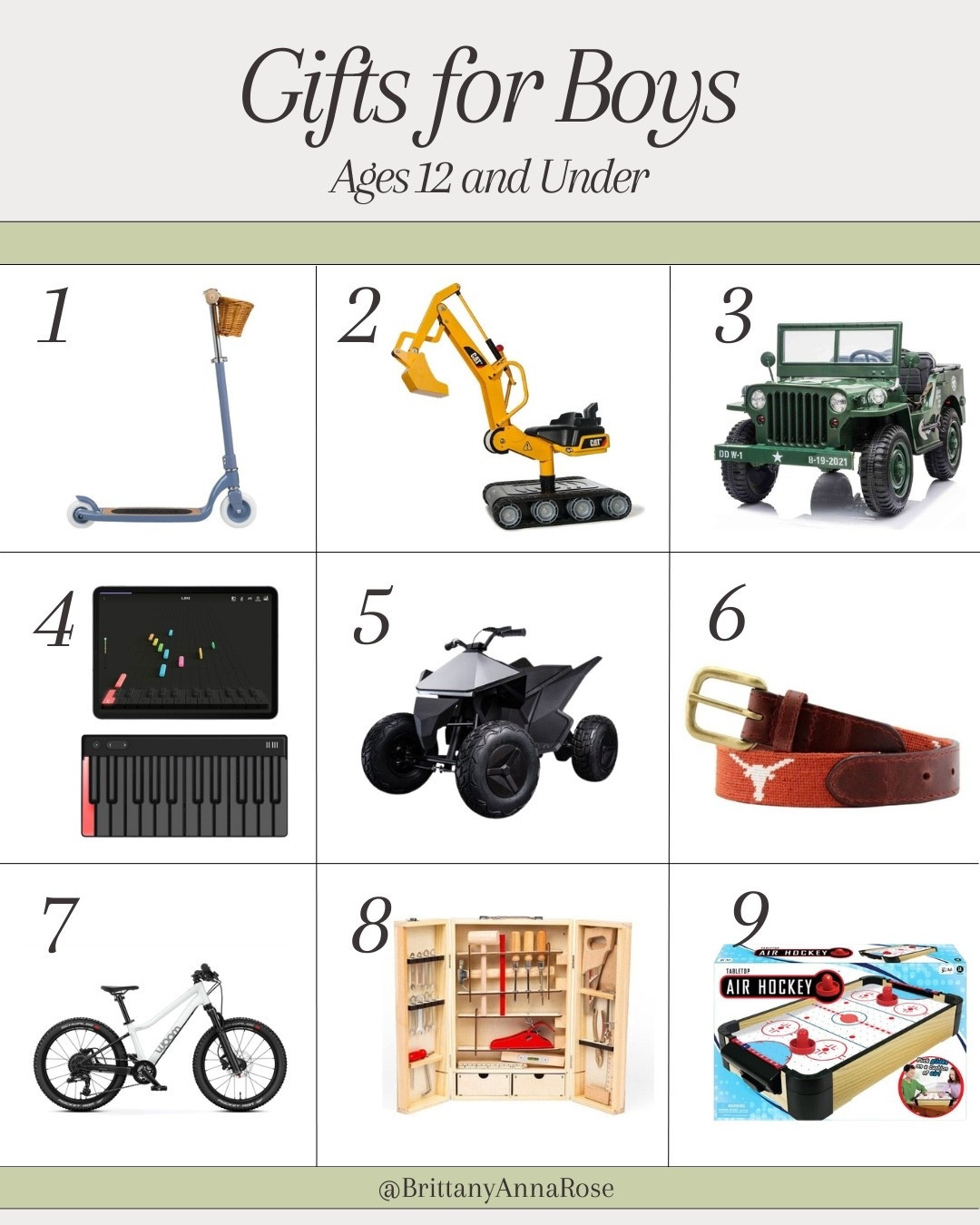 Gift Guides for Boys 12 and Underr

#LTKHoliday #LTKGiftGuide #LTKKids