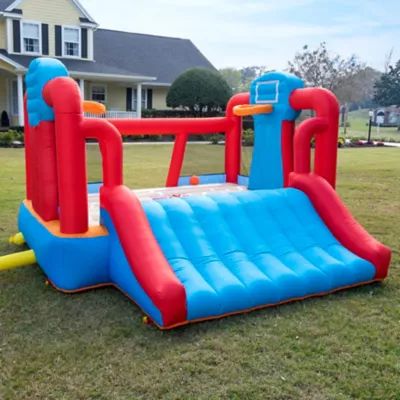 Step2 Full Court Basketball Inflatable Bouncer™ | Bed Bath & Beyond | Bed Bath & Beyond