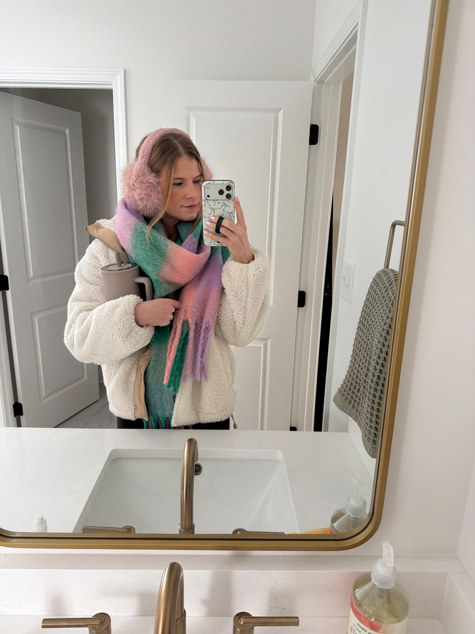 Scarf and earmuffs from Amazon. Cold weather gear. Warm winter. Snow  

#LTKSeasonal