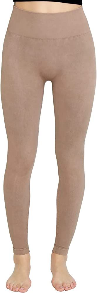 NIKIBIKI Women Seamless Vintage High Waisted Leggings, Made in U.S.A, One Size | Amazon (US)