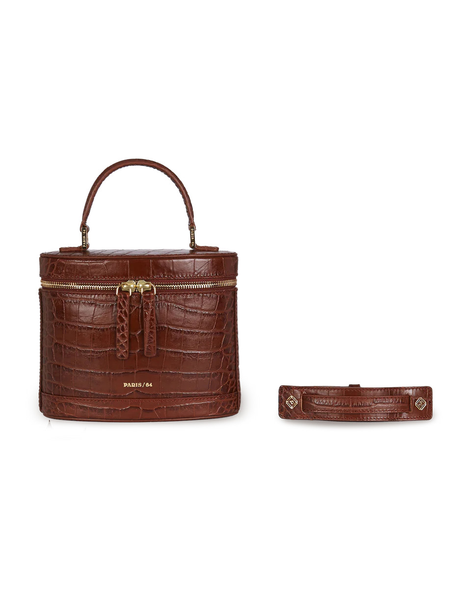 Prismatic Coco Cognac Bag by PARIS/64 | PARIS/64