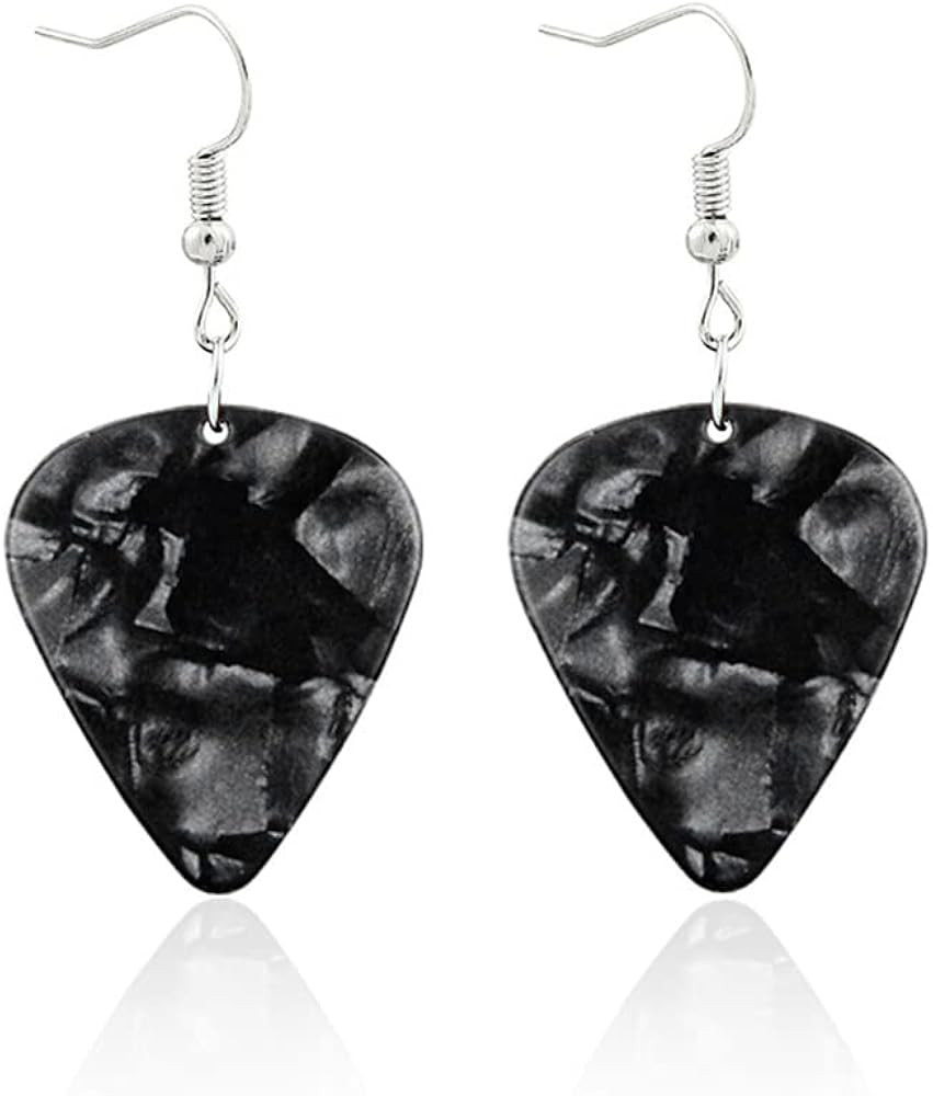 Guitar Pick Earrings Stranger Earrings Jewelry for Women Cosplay Fashion Dangle Earrings Bohemian... | Amazon (US)