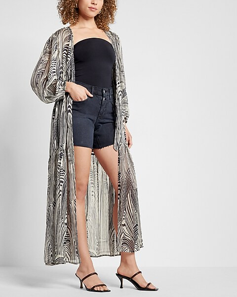 Curving Lines Maxi Cover-Up | Express