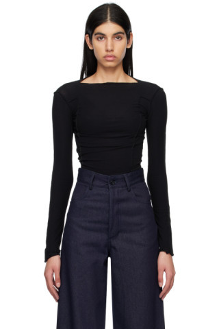 Black Omato Long Sleeve T-Shirt | SSENSE