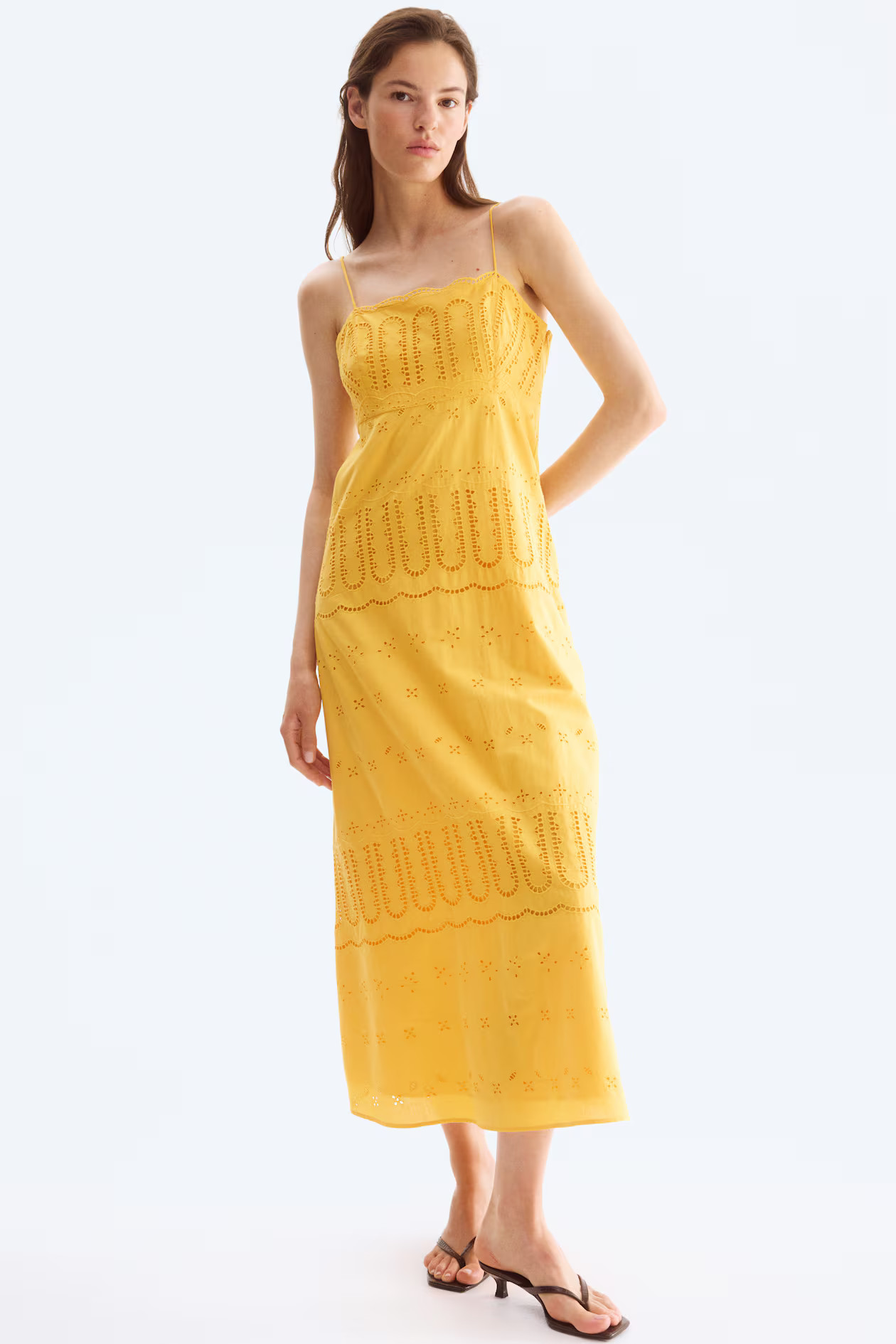 Broderie anglaise strappy dress | H&M (UK, MY, IN, SG, PH, TW, HK)