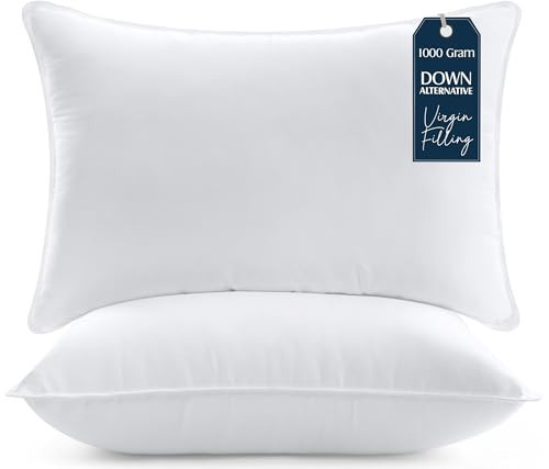 Utopia Bedding Bed Pillows for Sleeping (White), Queen Size, Set of 2, Hotel Pillow, Cooling Pillows for Side, Back or Stomach Sleepers | Amazon (US)