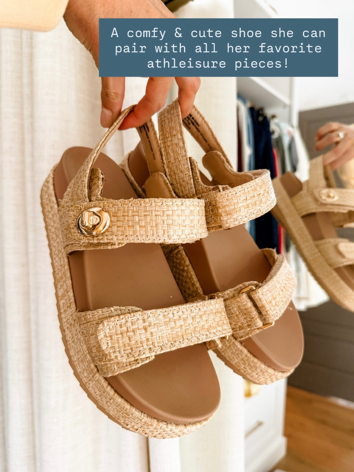 I have had these shoes for years and get so excited when they bring them back! They are super comfortable, and would make a great Mother's Day gift! She can style them regular everyday looks or athleisure!

Loverly Grey, Mother's Day gift ideas, sandals, target, gift ideas for mom 

 #LTKMothersDay