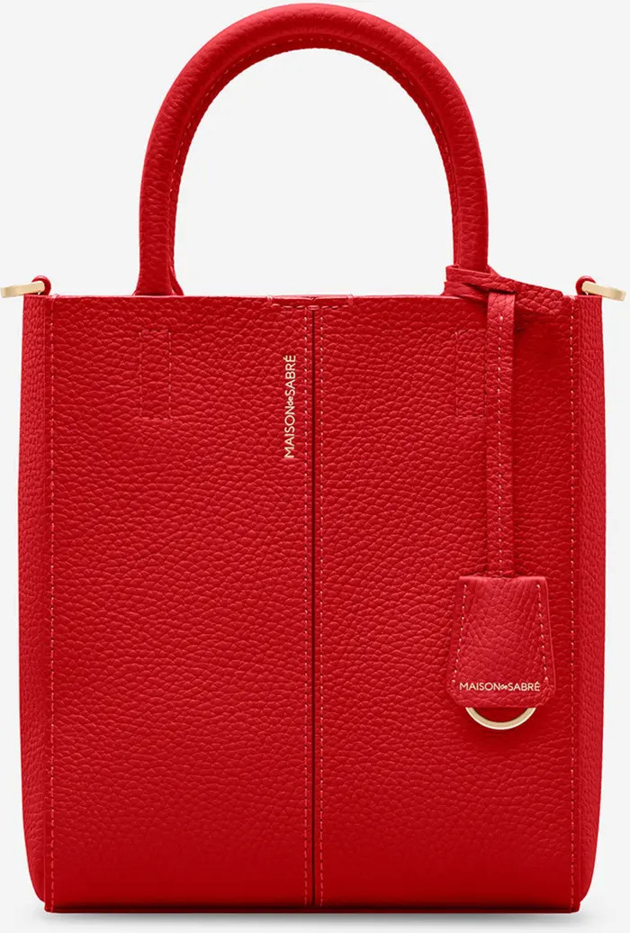 Mini Leather Soft Tote | Nordstrom