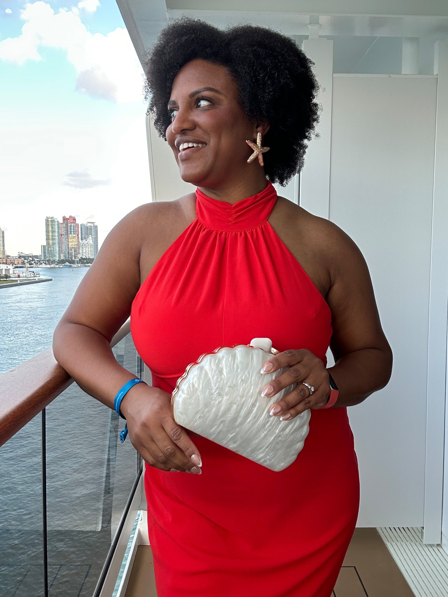 Cruise accessories 

Summer vacation accessories
Starfish jewelry
Vacation clutch
Seashell jewelry 
Vacation jewelry 

#LTKMidsize #LTKSwim #LTKTravel