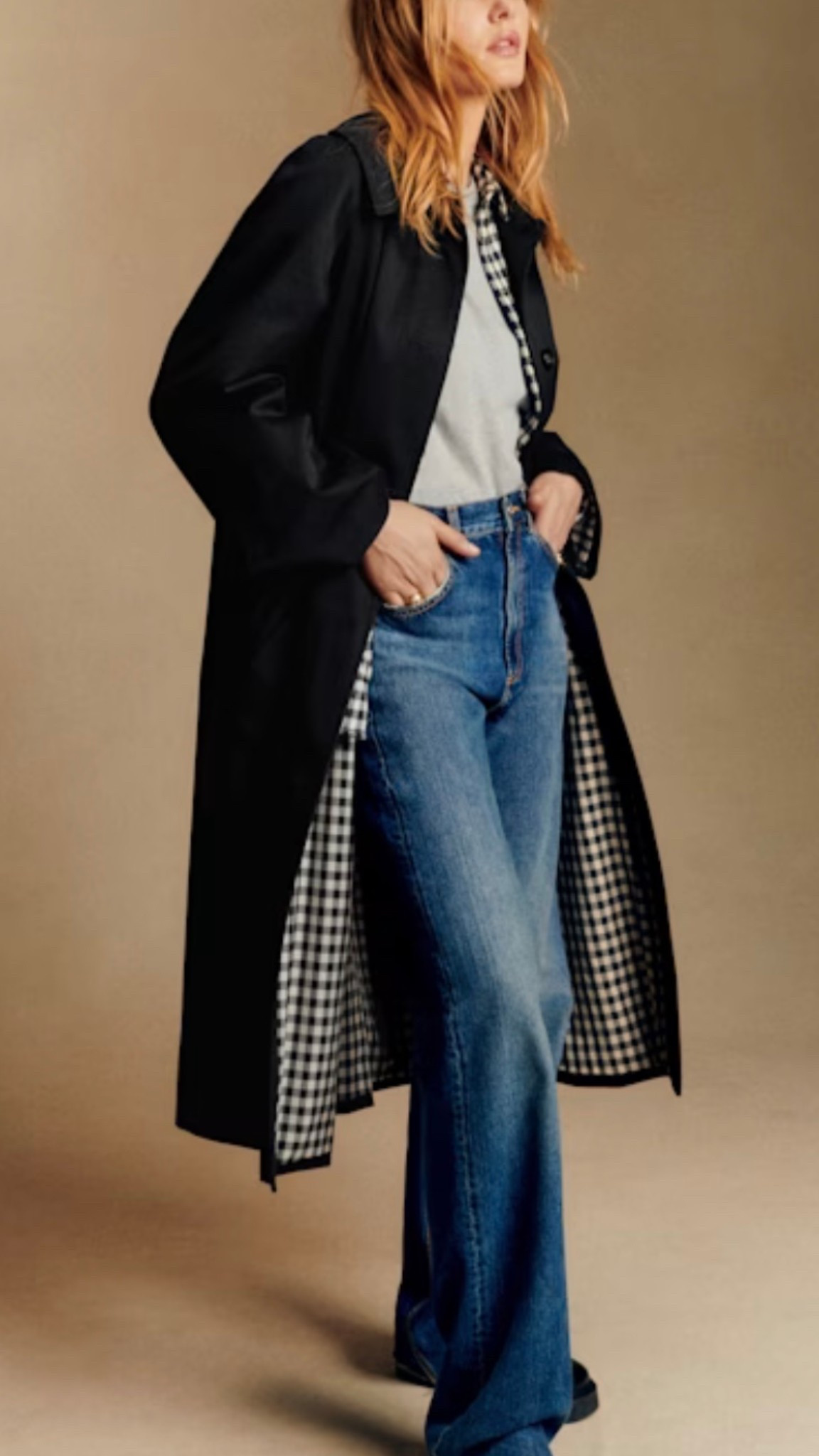 The black and white gingham lining on this black trenchcoat is everything. Obsessed. Year round coat. Perfect present!

#LTKootd #LTKSeasonal #LTKTravel