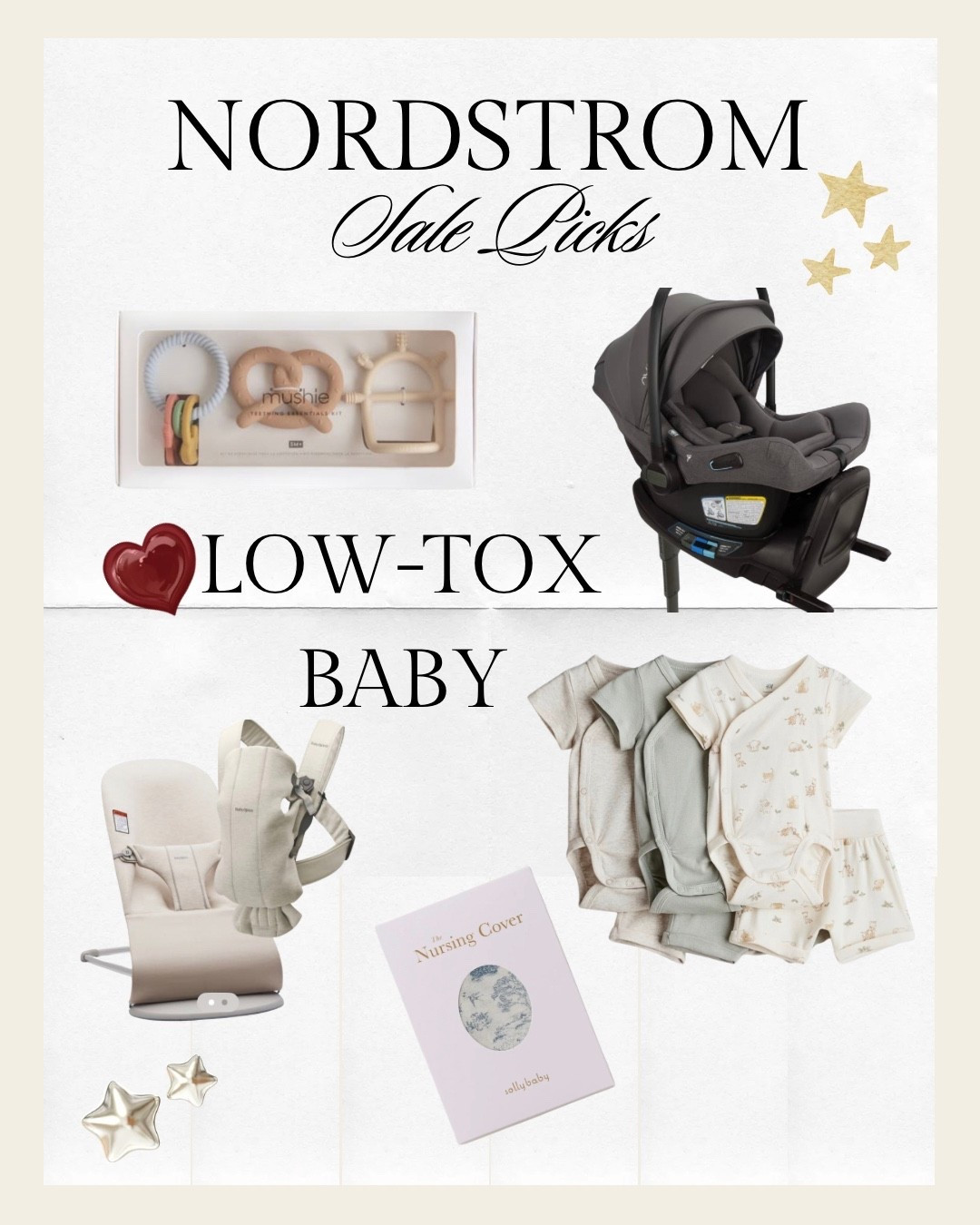 My low tox baby picks from the Nordstrom sale! these are baby items I have and love! The wagon is on my wishlist currently as is the doona trike, I’ve heard such good things about both!

#LTKBaby #LTKSaleAlert #LTKKids
