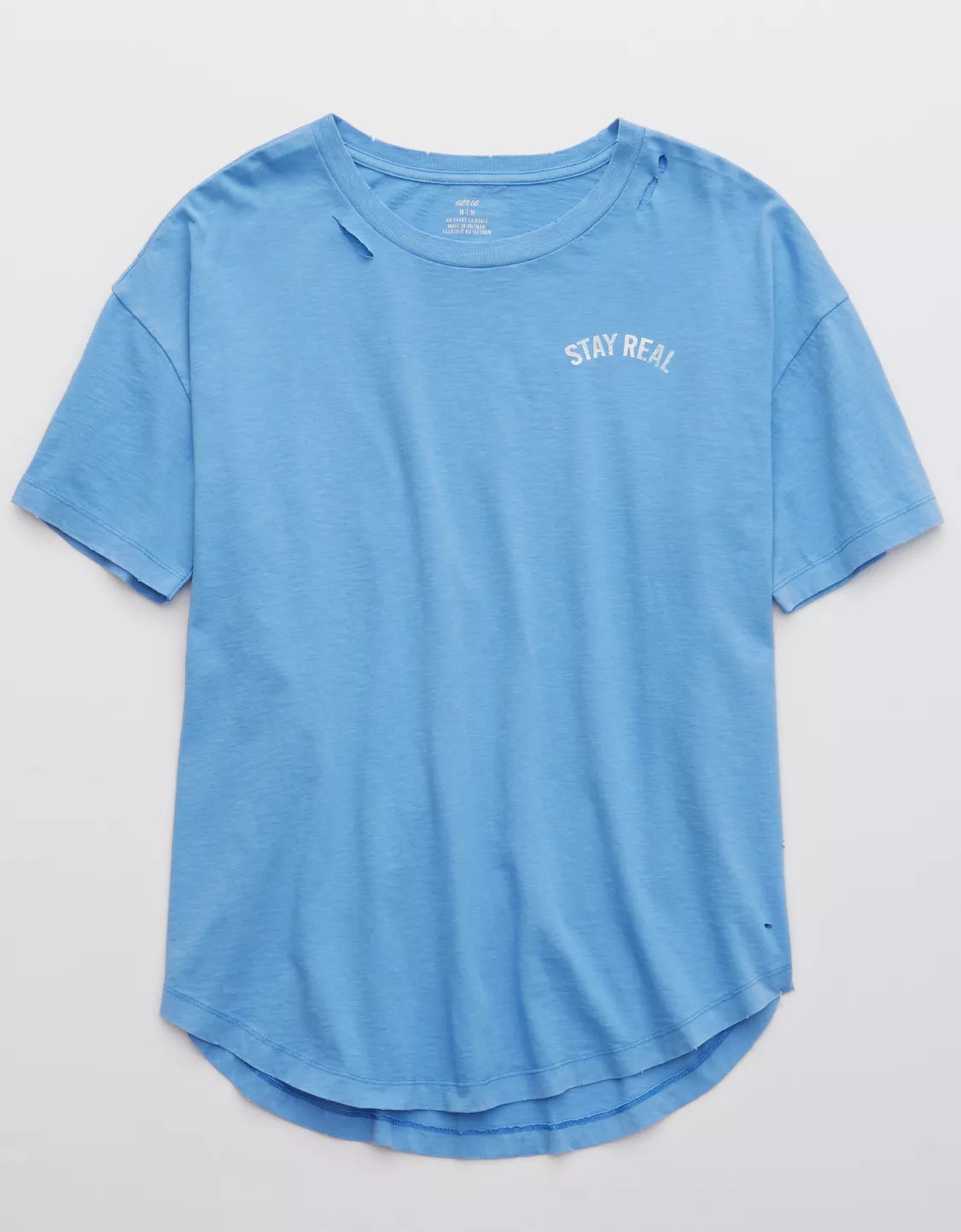 Aerie Destroyed Boyfriend T-Shirt | American Eagle Outfitters (US & CA)