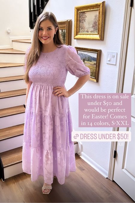 Amazon dress under $50 that makes a perfect Easter dress! Comes in 14 colors, smocked bodice, S-XXL. I'm in a large and it fits true to size.
...........
Easter dress midsize dress wedding guest dress spring wedding dress garden wedding dress semi formal wedding dress casual wedding dress lavender dress Amazon dress Amazon finds prime Easter dress Amazon Easter dress church dress puff sleeve dress smocked dress smocked midi dress midi dress maxi dress wedding guest dress under $50 midsize dress plus size dress floral dress 

#LTKmidsize #LTKwedding #LTKfindsunder50