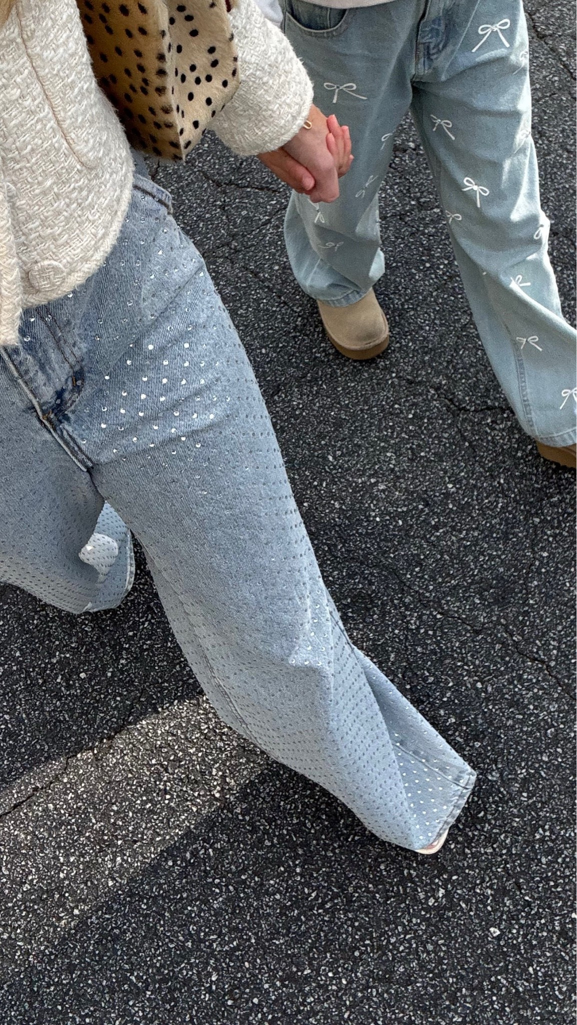 Rhinestone jeans! Mine are the same brand but an older style. Also found a look for less version.

#LTKootd #LTKmomlife