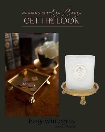 The cutest gift! Love both these gold footed trays in the square and round version for a candle or as a catch all! They are so lux looking and you won’t believe where they are from!! Gorgeous 

#LTKHoliday #LTKGiftGuide #LTKhome