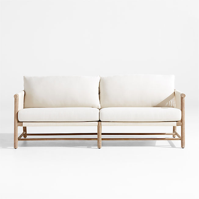 Fen 77" Outdoor Sofa + Reviews | Crate & Barrel | Crate & Barrel
