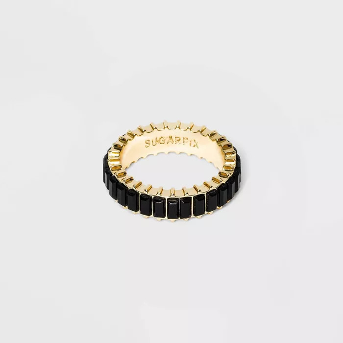 SUGARFIX by BaubleBar Baguette Crystal Statement Ring | Target