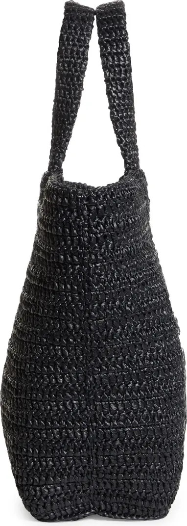 Rive Gauche Logo Crochet Tote | Nordstrom