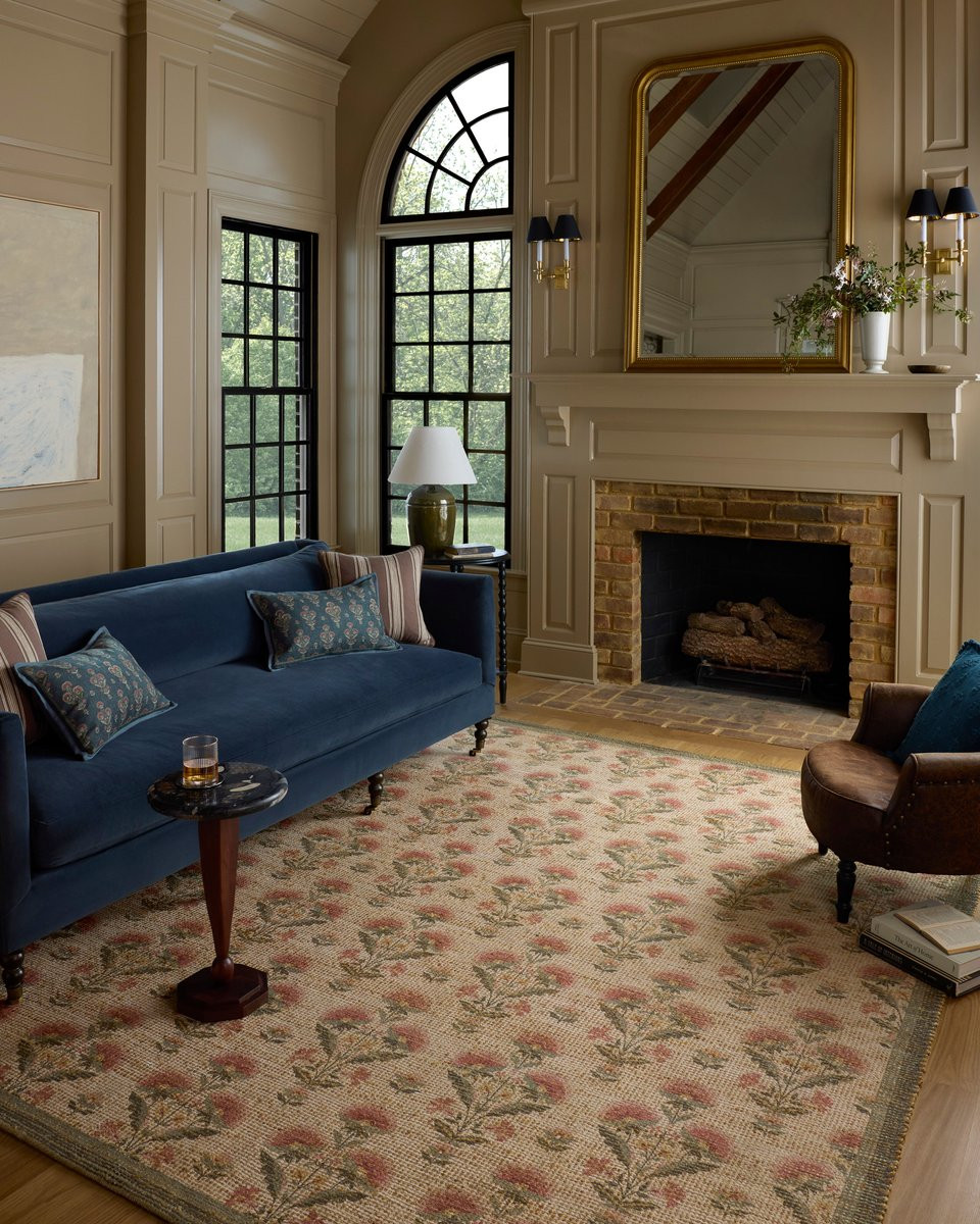 Chris Loves Julia x Loloi Rue RUE-01 Floral / Botanical Area Rugs | Rugs Direct | Rugs Direct