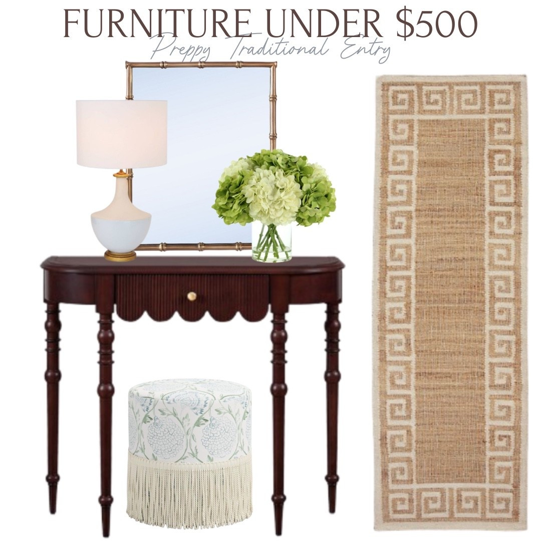 A classic design with the perfect blend if preppy and traditional styles to update any entry area, hallway or blank space in your home🩵

#LTKHome #LTKSaleAlert