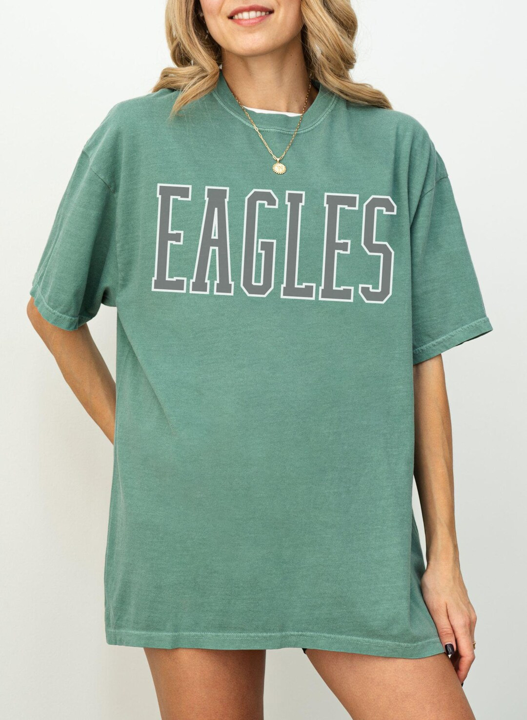 Comfort Colors Eagles Shirt Eagles Mascot Tee Eagles Football Eagles Game Day Apparel - Etsy | Etsy (US)