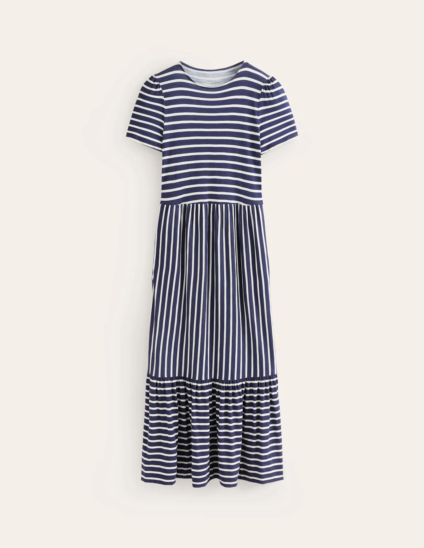 Emma Tiered Jersey Midi Dress | Boden (US)