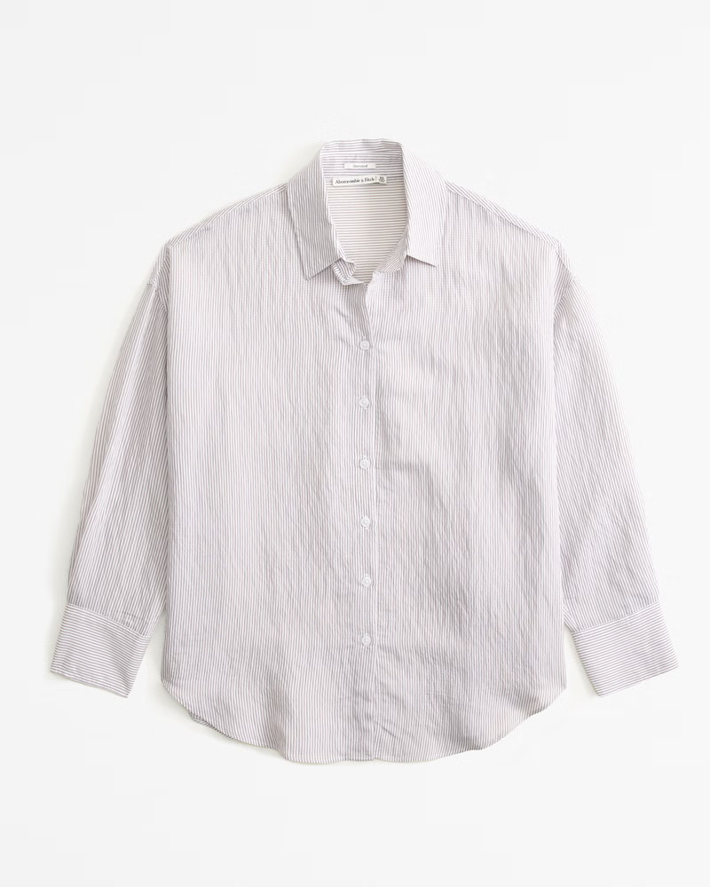 Oversized Breezy Shirt | Abercrombie & Fitch (US)
