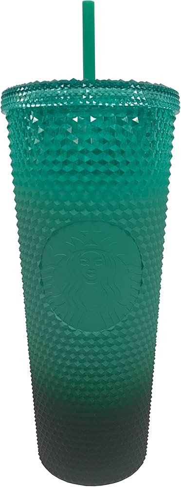 Starbucks Green Gradient Studded Acrylic Tumbler Fall Winter Holiday 2022 (24 oz - Venti) | Amazon (US)
