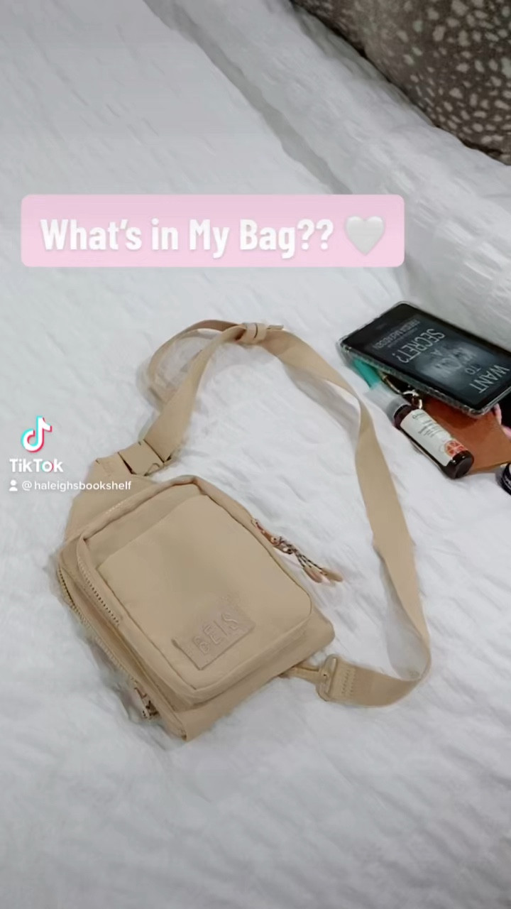 What’s in my Beis bag 🤍 

#purse #slingbag #beltbag #luludupe #beissport#LTKfit 

#LTKtravel #LTKFind