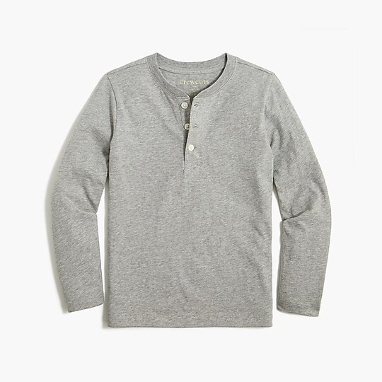 Boys' jersey henley | J.Crew Factory