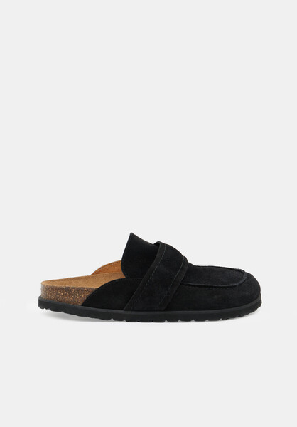 Pia Padded Suede Mules | Hush UK