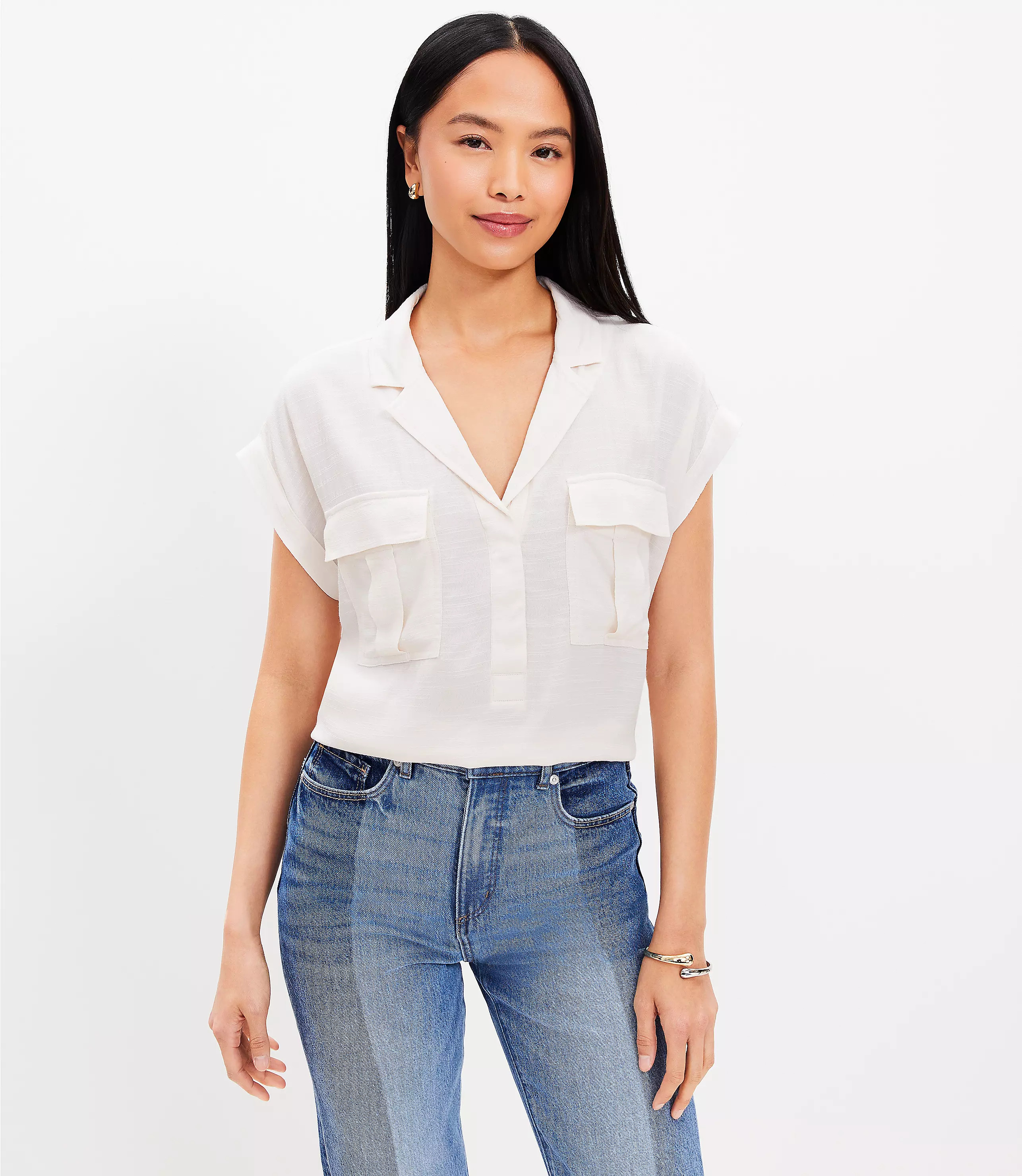 Utility Dolman Shirt | LOFT