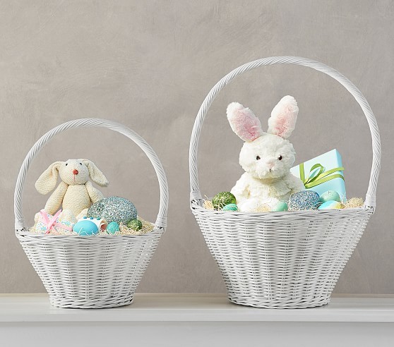 White Sabrina Easter Baskets | Pottery Barn Kids