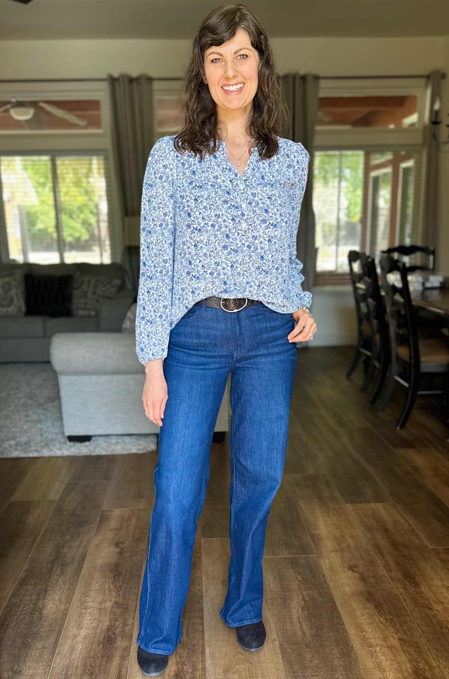 Comfy chic in these wide leg jeans and floral blouse. It’s classy, relaxed and perfect for spring! 

#LTKSpringSale #LTKstyletip #LTKSeasonal