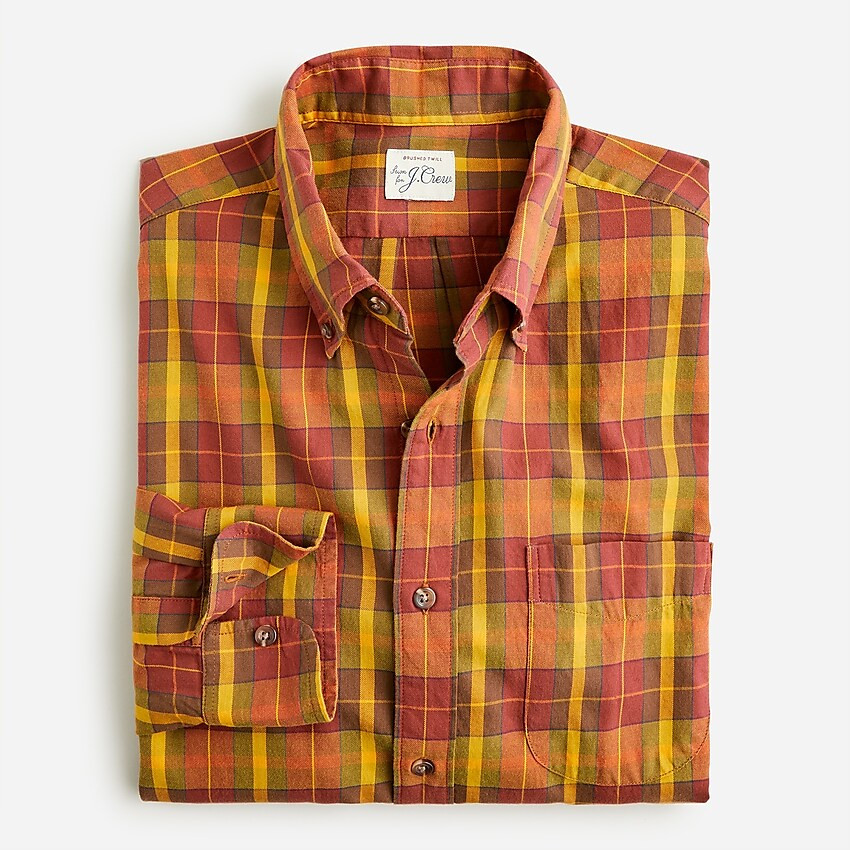 Brushed twill shirt | J. Crew US