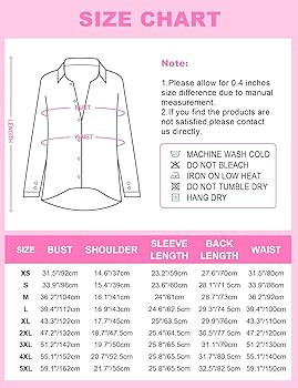 siliteelon Women's Button Down Shirts Long Sleeve Dress Shirts Wrinkle Free Collared Work Office ... | Amazon (US)