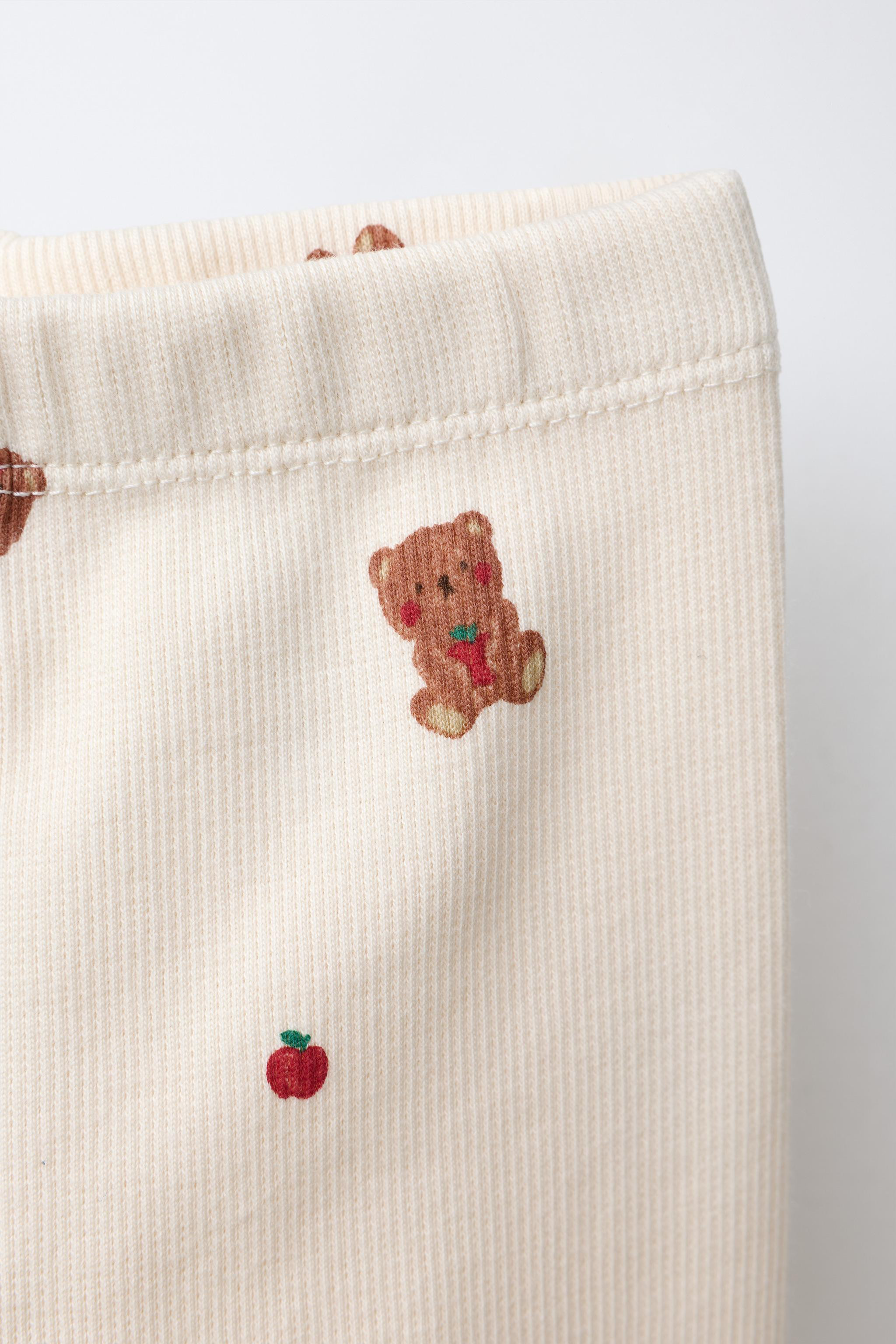 RIBBED BEAR LEGGINGS | Zara UK