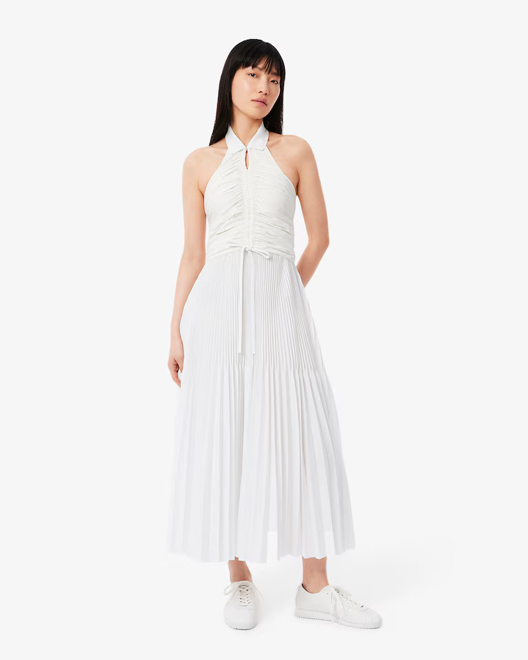 Women's Pleated Sleeveless Polo Dress | Lacoste (US)