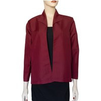 90's Burgundy Jacket By Sara Morgan | Etsy (US)