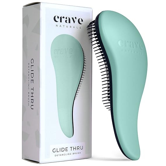 Crave Naturals Glide Thru Detangling Brush - Detangler Brush for Natural, Curly, Straight, Wet an... | Amazon (US)
