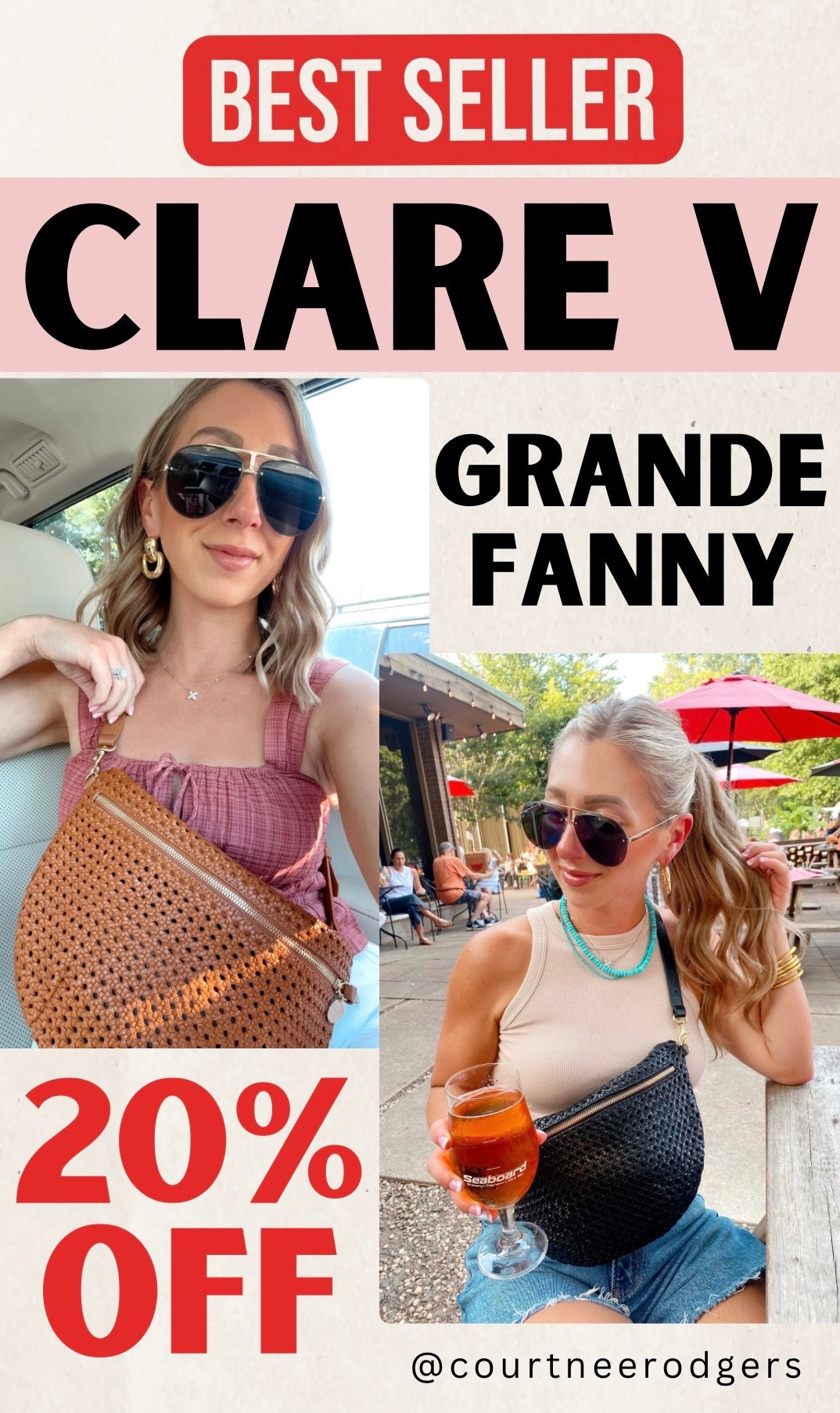 Clare V grande Fanny 20% OFF! Code: SPRING20 🩷

Clare V, Shopbop sale, best seller 

#LTKmomlife #LTKootd #LTKSaleAlert