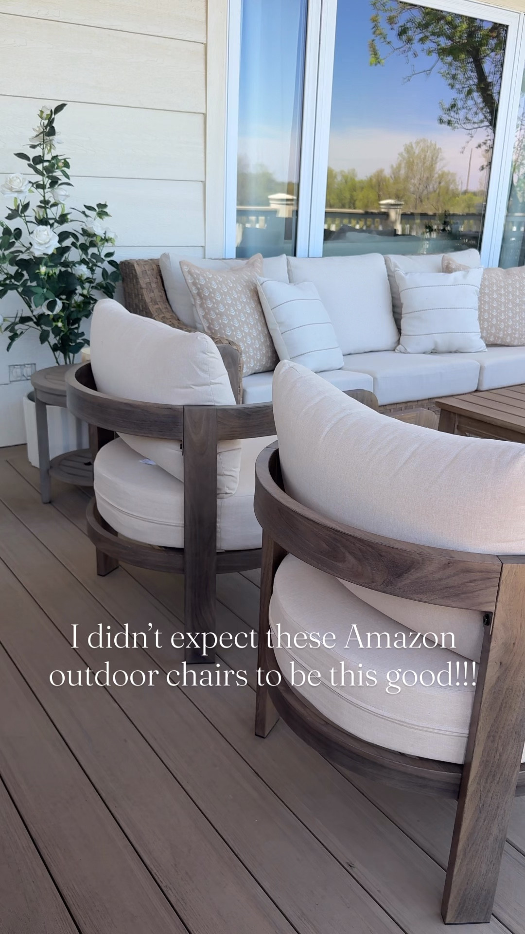 These amazon outdoor chairs are SO GOOD!! They look so high end, but the price is so good. Super sturdy and comfortable

Outdoor furniture, patio furniture, outdoor chairs, outdoor decor

#LTKHome #LTKSaleAlert