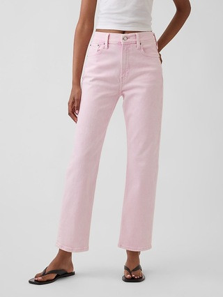 High Rise '90s Slim Straight Crop Jeans | Gap (US)
