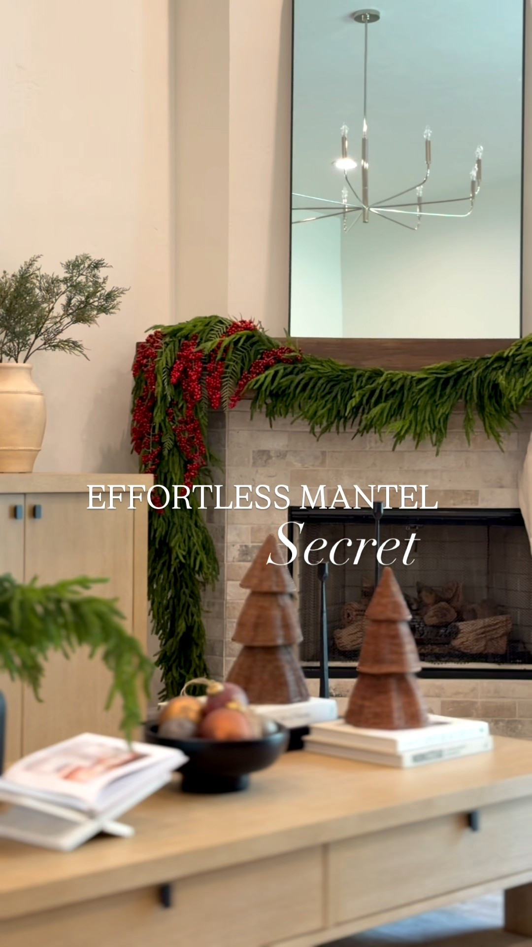 This single piece of garland is stealing the show this year! Stop fussing with 3-4 smaller garlands that you have to twine together and buy this single beauty instead! 

#LTKHoliday #LTKSeasonal #LTKHome