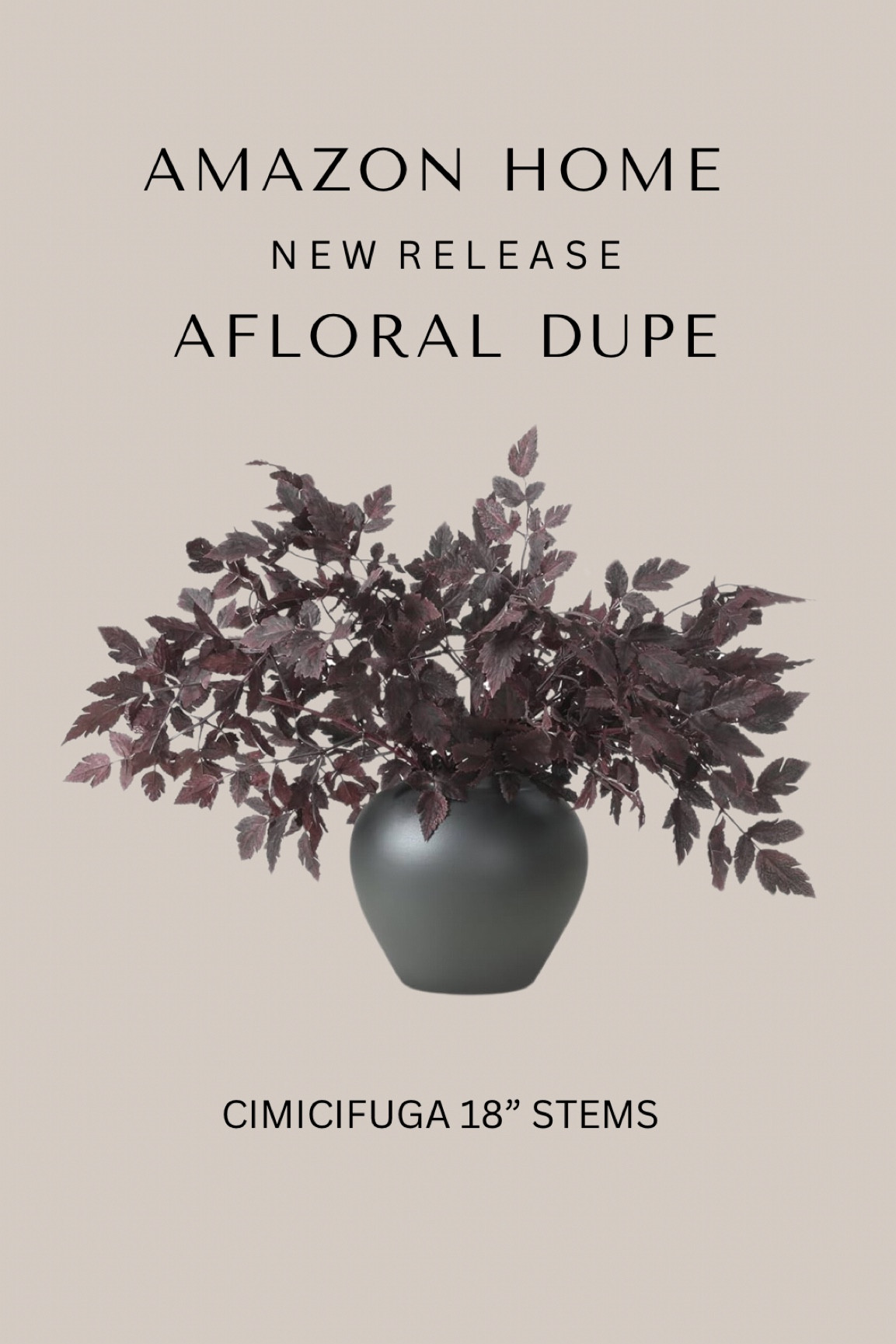 Such a good dupe and price is insane!! Runnn these are newly released and are likely to sell out! Fall stems dupe to Afloral Cimicifuga Stems. Two sizes available. 
