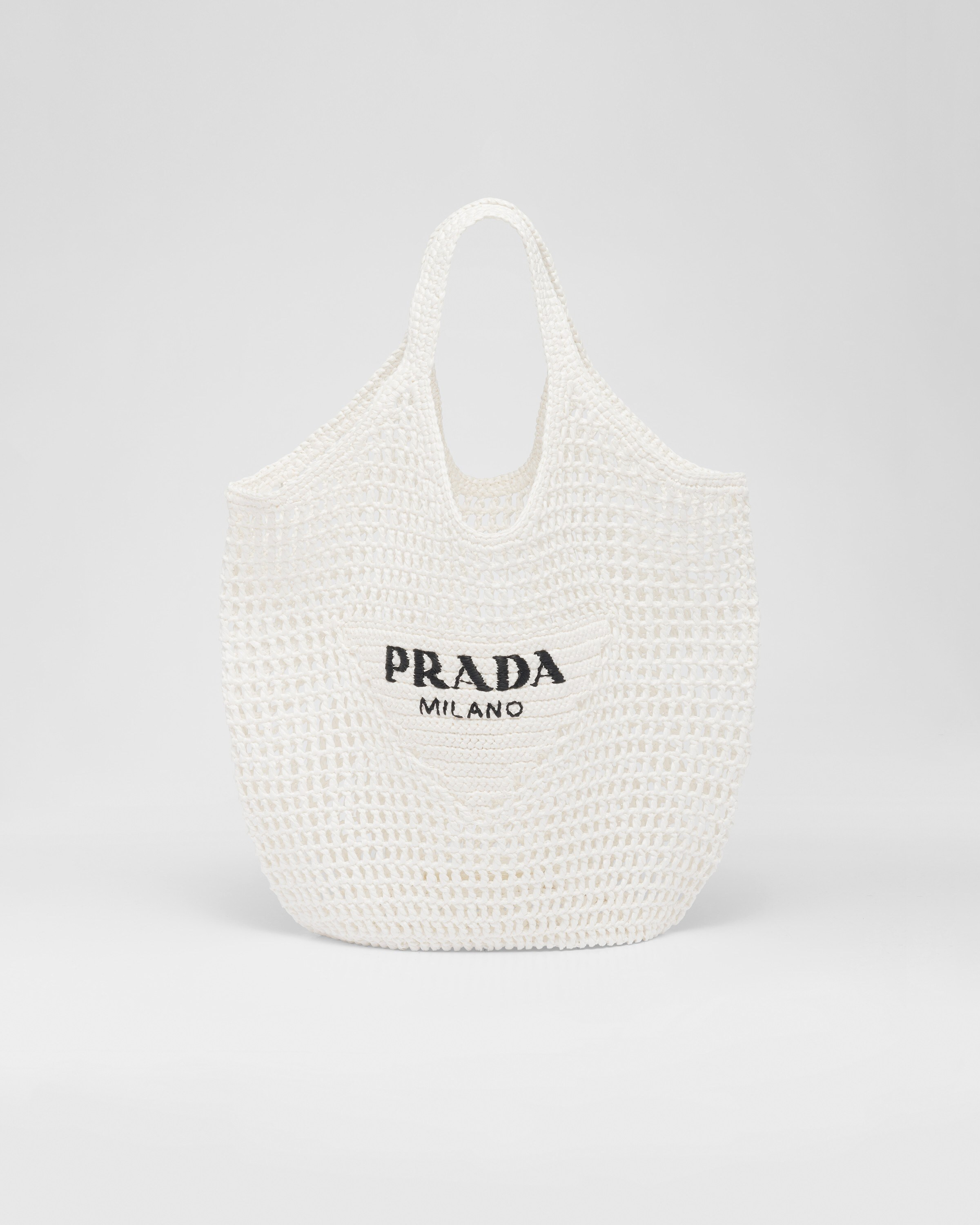 Crochet tote bag | Prada Spa US