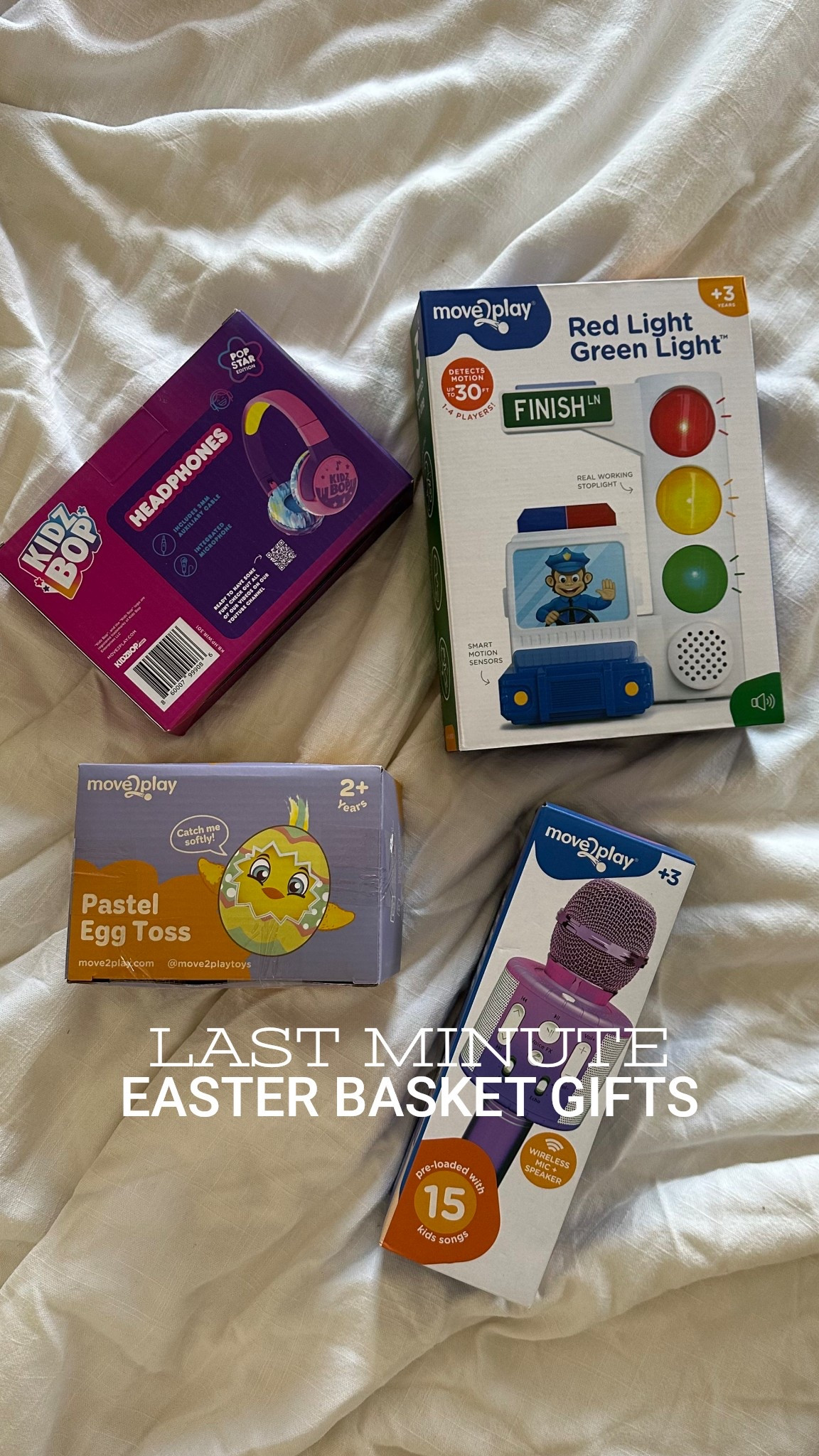 Just found the cutest and most fun toys to add to the kids' Easter baskets! Affordable, entertaining, and ready to ship on Amazon. These from Move2Play are a hit!