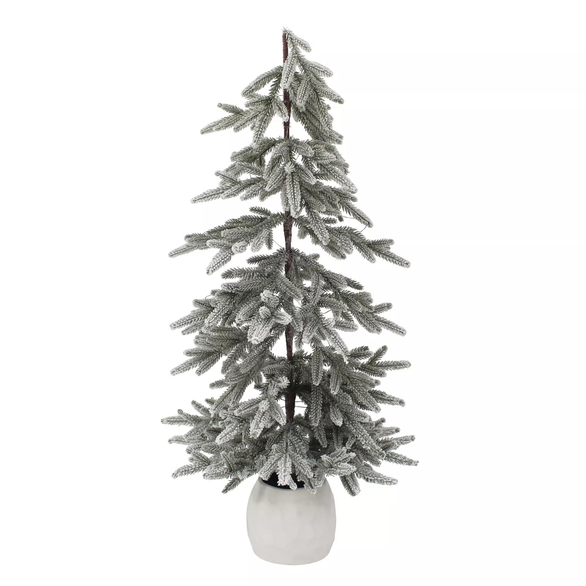 St. Nicholas Square® 36-in. Artificial Snowy Pine in Textured Ceramic Pot | Kohl's