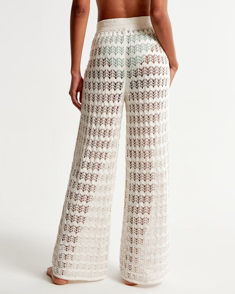 Crochet Coverup Pant | Abercrombie & Fitch (US)